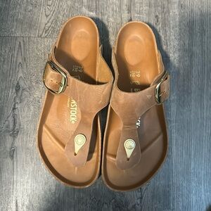 Birkenstock sandals tan size 39